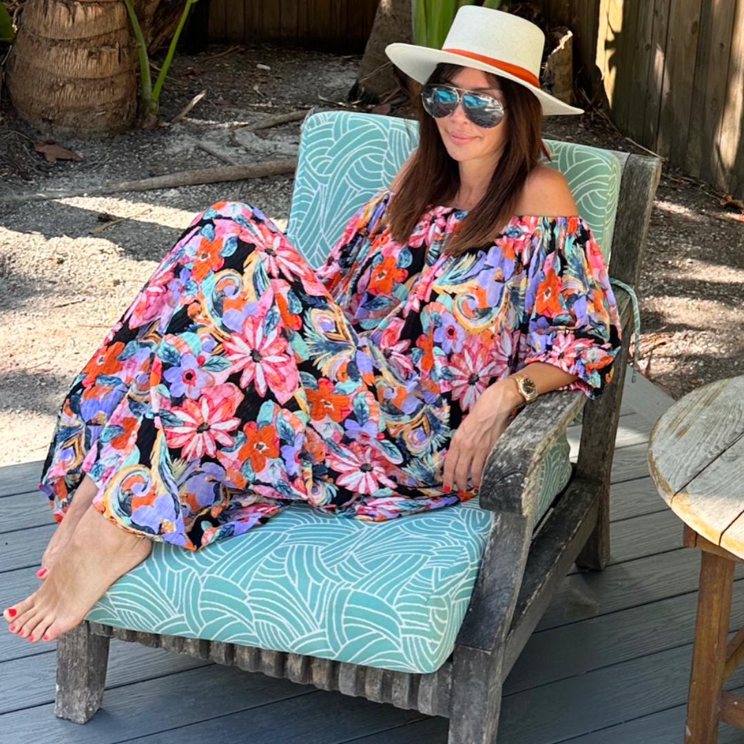 Flower Dress, French Fashion Brands in Miami.
