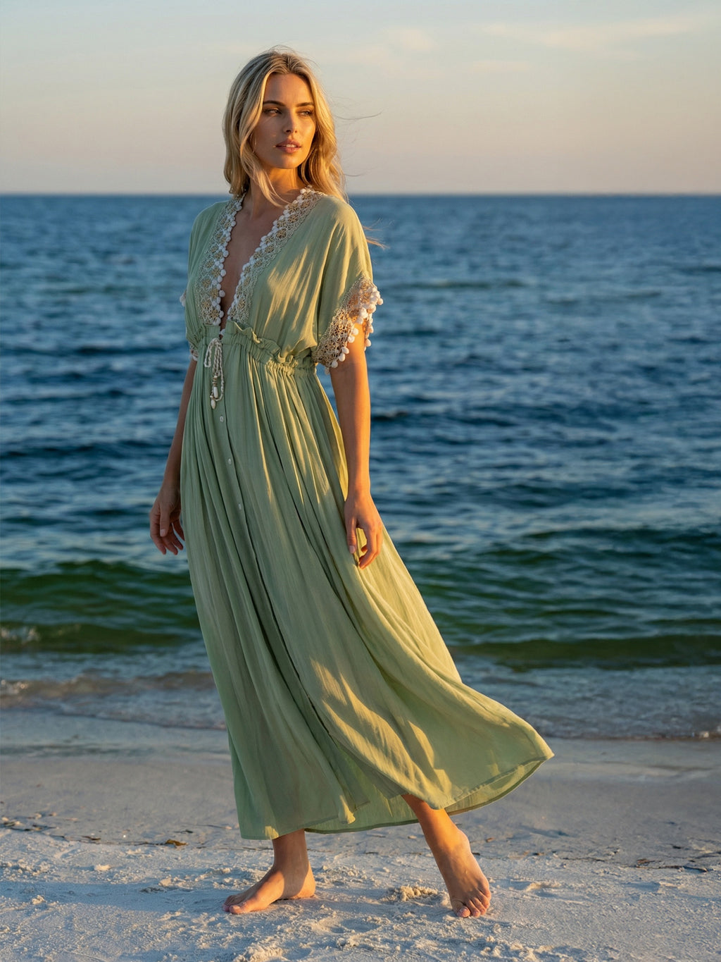 Lorene Dress, French Fashion Brands in Miami.