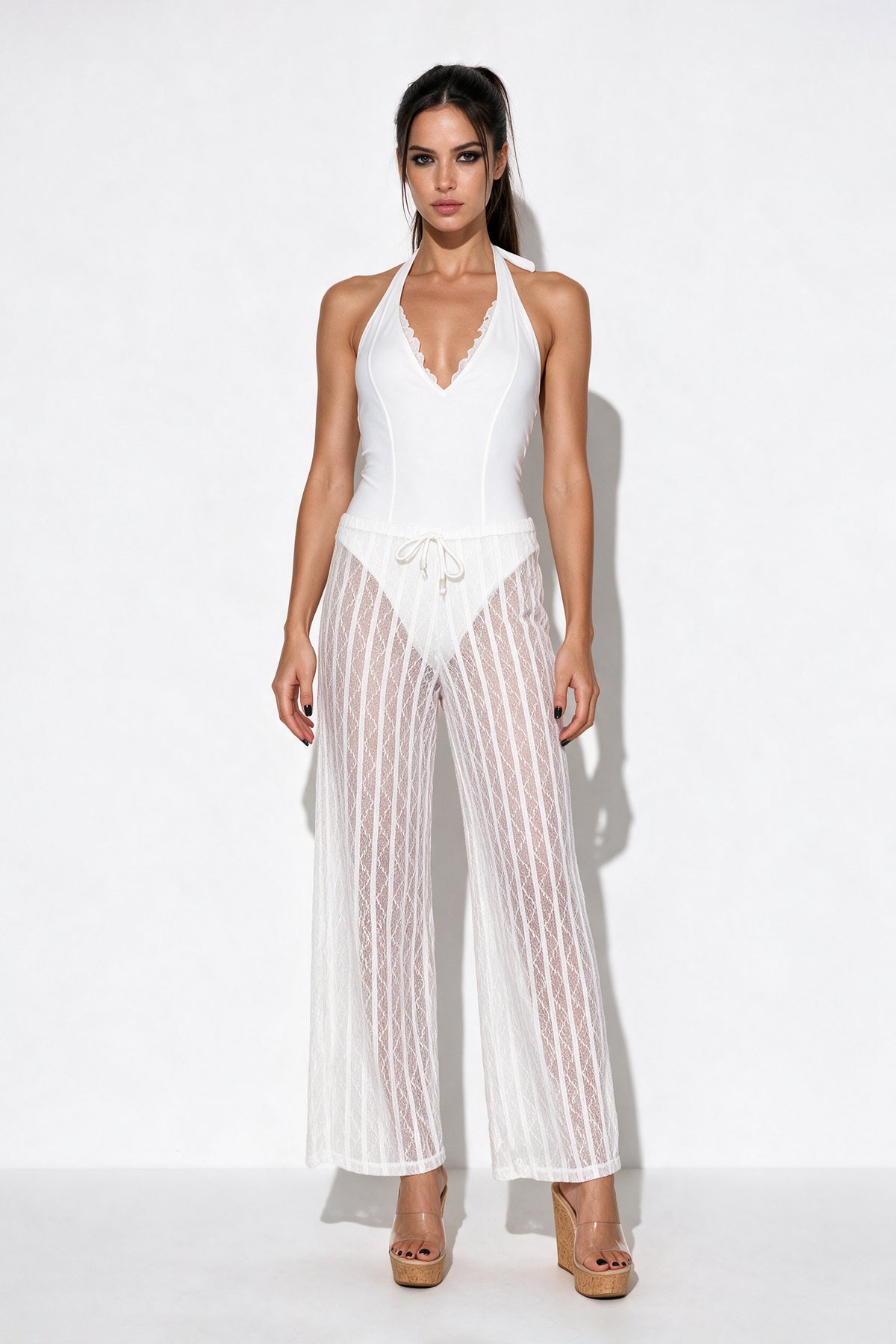 Wynwood Sheer Lace Pants