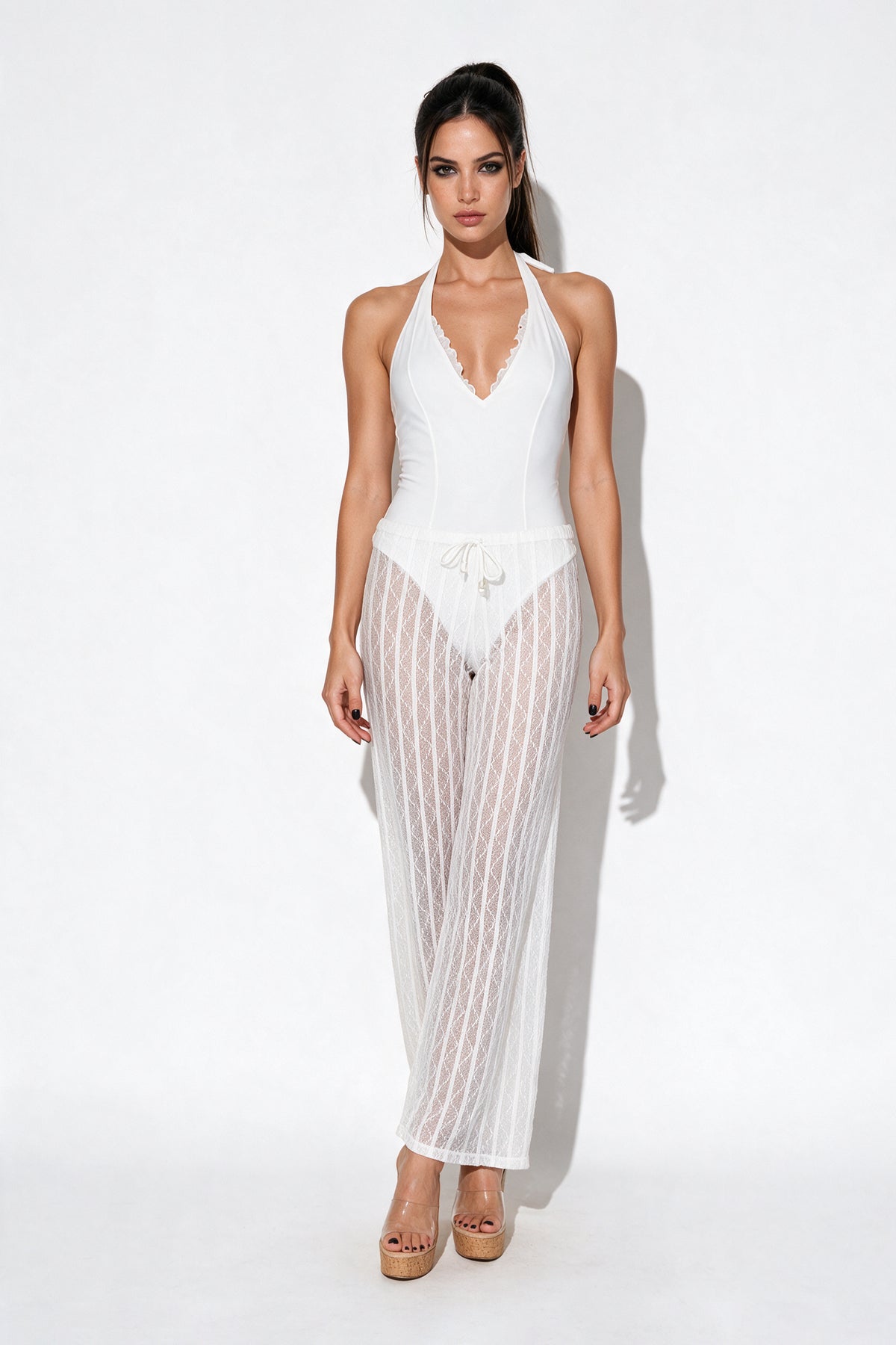 Wynwood Sheer Lace Pants